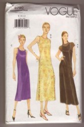 9790 VOG LONG BIAS A-DRESS LENGTHS SLVS/STRAPS OR NOT 14-18